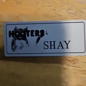 Hooters Name Tag Badge
